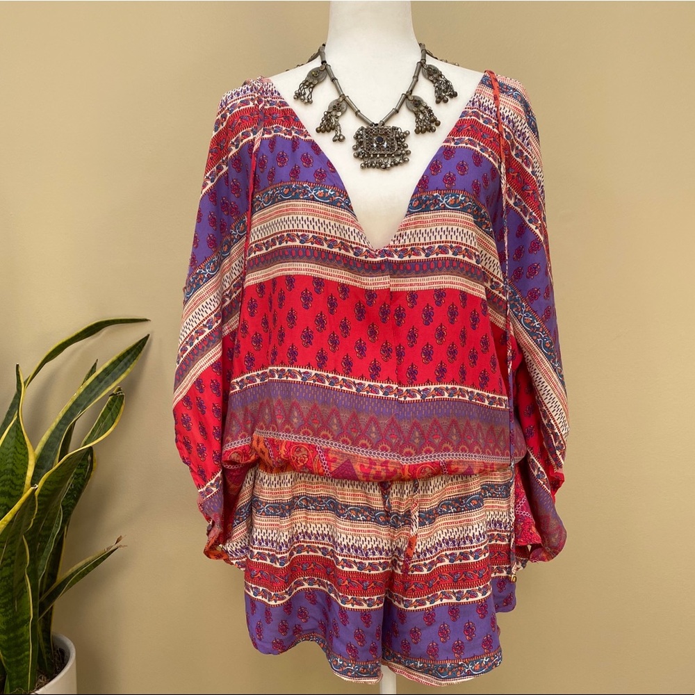 NWT romper-pink and purple. So cute! Medium.